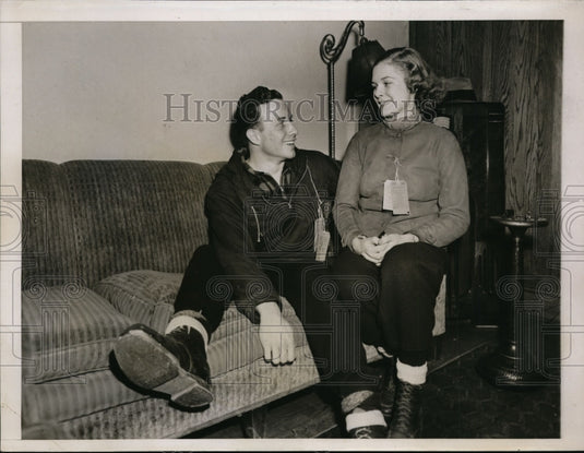 1938 Press Photo Katherine Avilla Brooks Queen for Dartmouth College Carnival