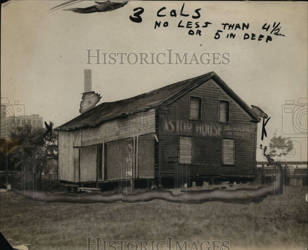 1921 Press Photo Astor House in Ohio- Historic Images