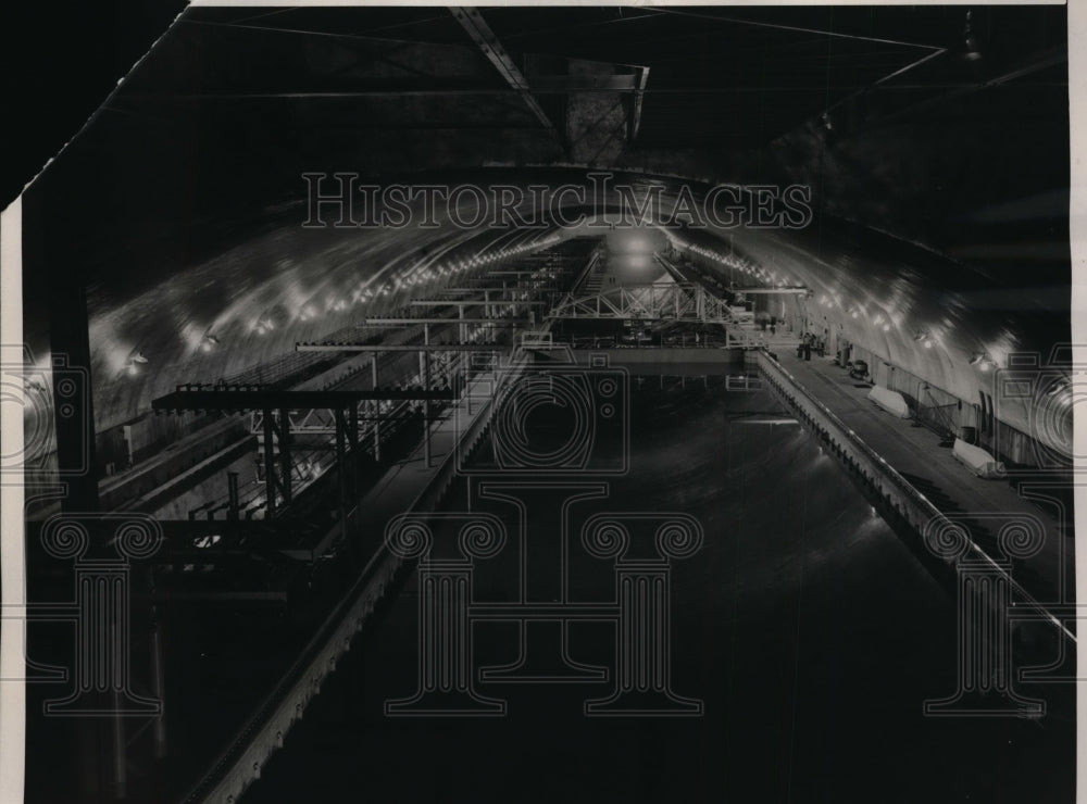 1941 Press Photo U.S. Naval Testing Basin at Carderock, Maryland - nef37116