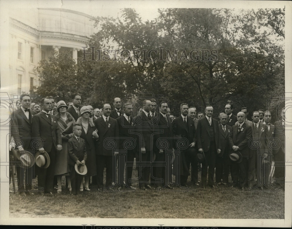 1927 Press Photo Delegates of the Pan-American Commercial Conference