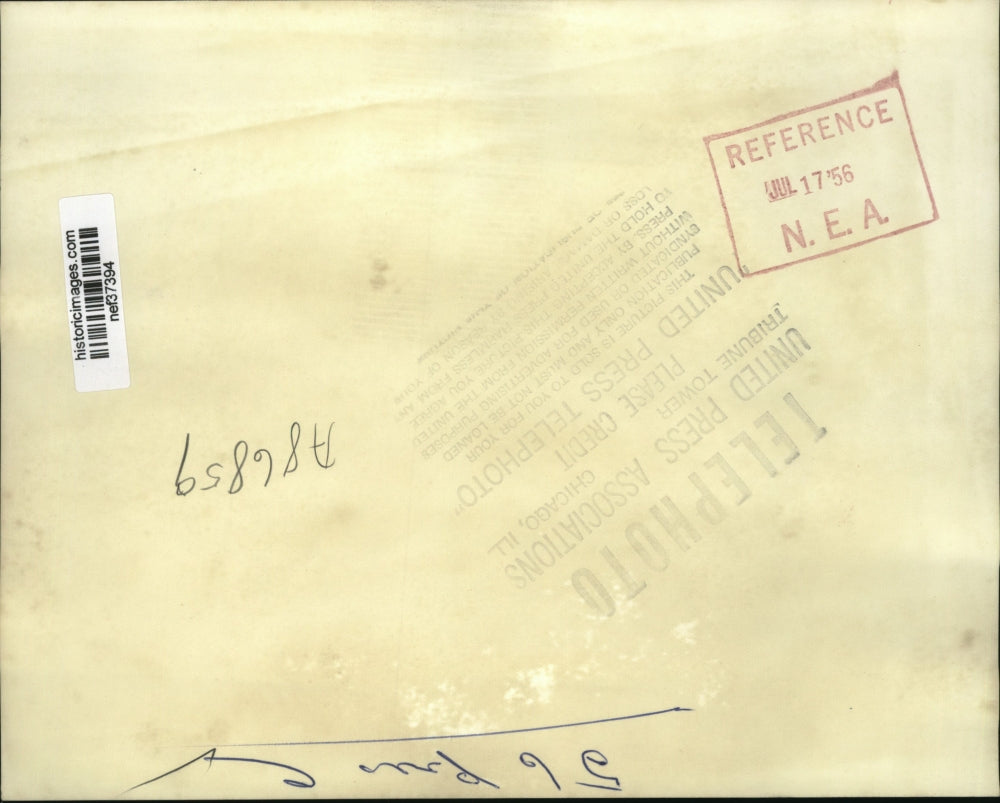 1956 Press Photo Balloons for Eisenhower Bandwagon and Barrage Balloon School