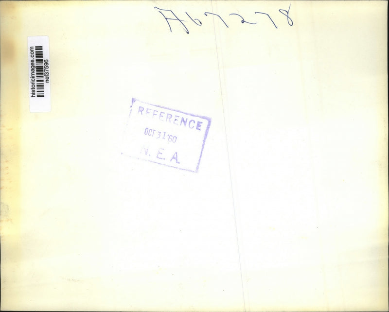 Load image into Gallery viewer, 1960 Press Photo Dwight Eisenhower, L.L. Colbert at Detroit Metropolitan Airport
