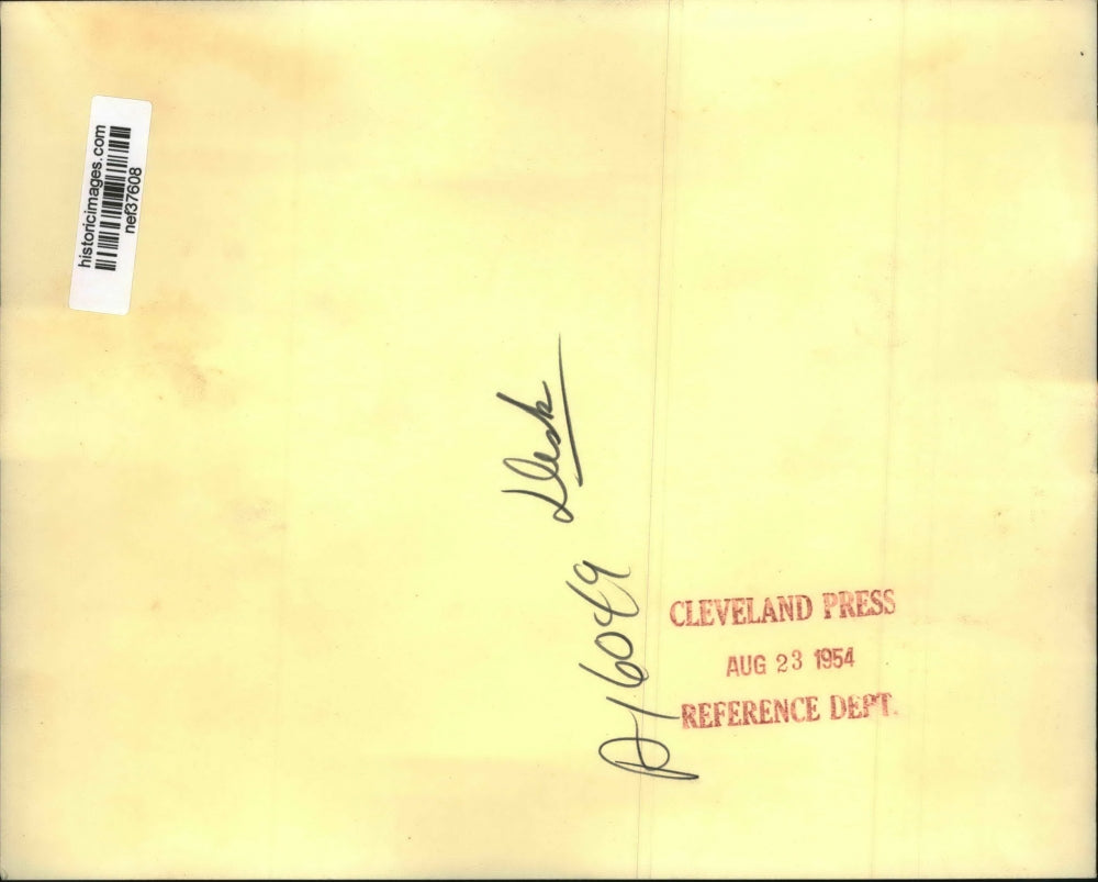 1954 Press Photo Dwight Eisenhower, Richard Nixon at White House - nef37608