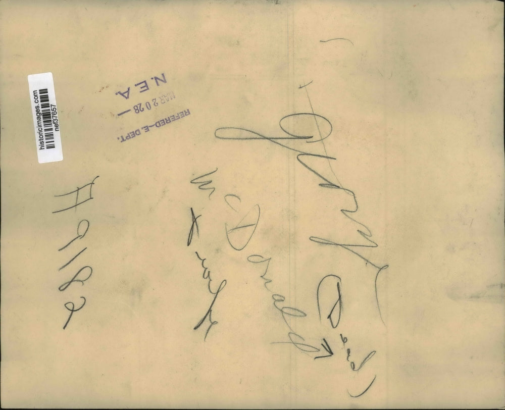 1928 Press Photo George McDonald & Wife - nef37657