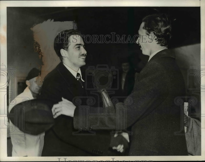 Load image into Gallery viewer, 1940 Press Photo Archduke Otto of Hapsburg, Archduke Felix in Baltimore, MD
