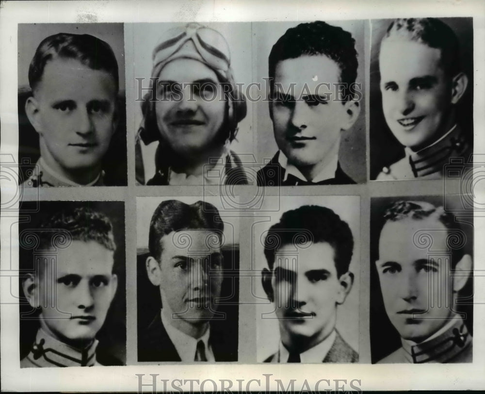 1942 Press Photo 8 Family Members of Frank L. Skeldon in U.S. military