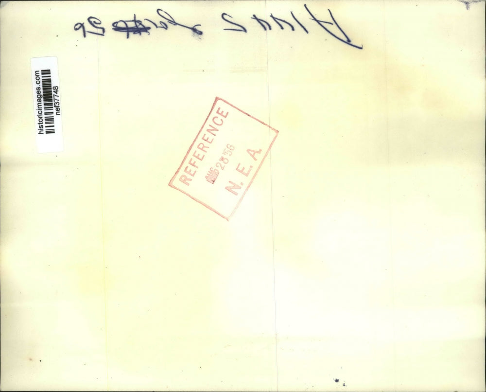 1956 Press Photo Herbert Hoover, Styles Bridges on Republican Convention Rostrum