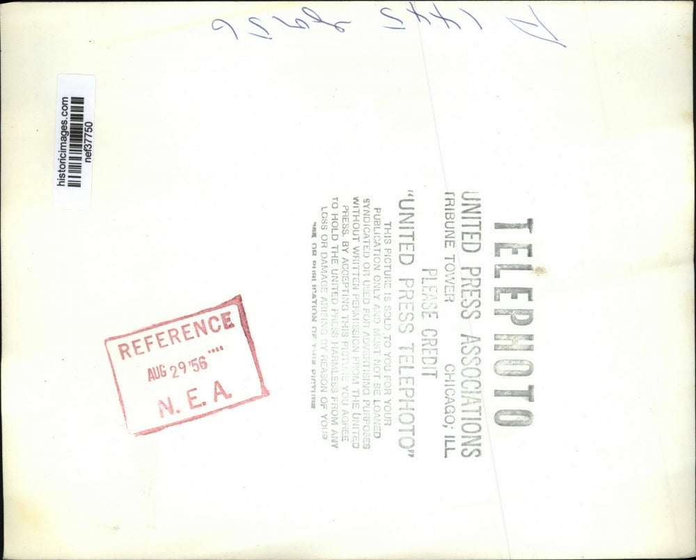 1956 Press Photo Republican National Convention Dwight Eisenhower Supporters