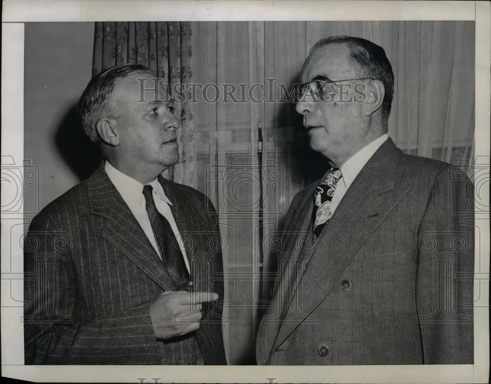 1947 Press Photo Coal Mining Union to Renegotiate Government Contract