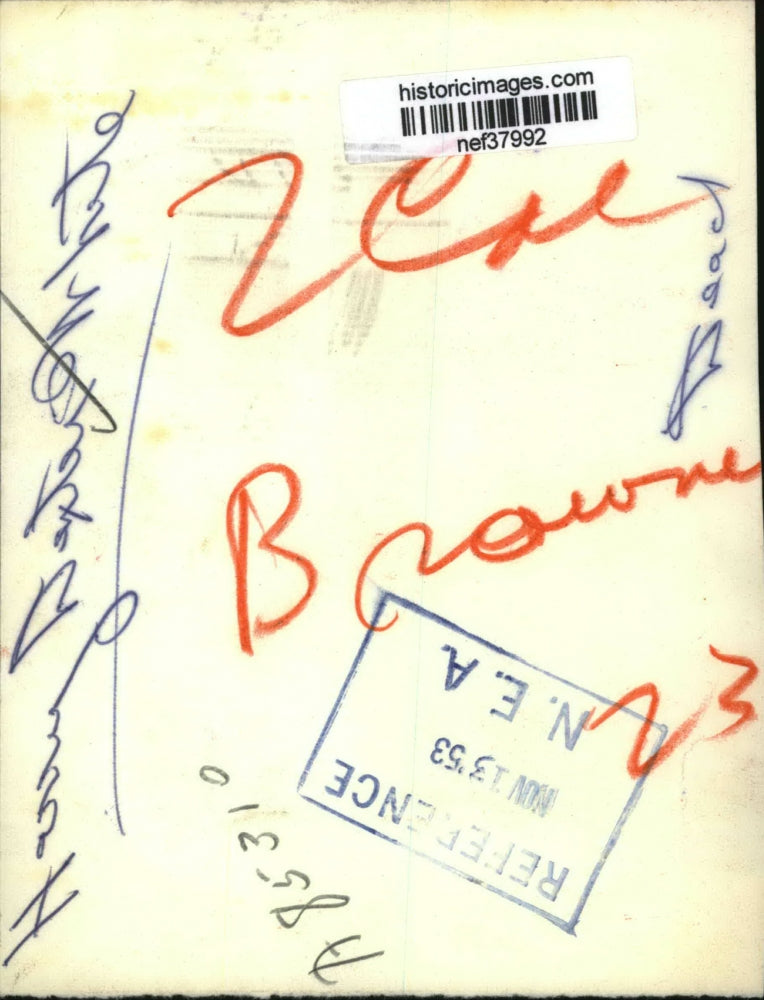 1953 Press Photo Harry deiter White - nef37992