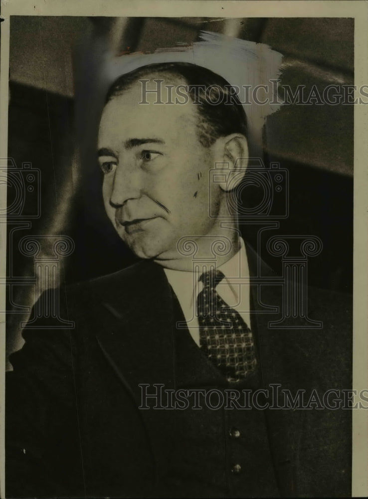 1933 Press Photo Alderman James S. Clark Chicago - nef38035