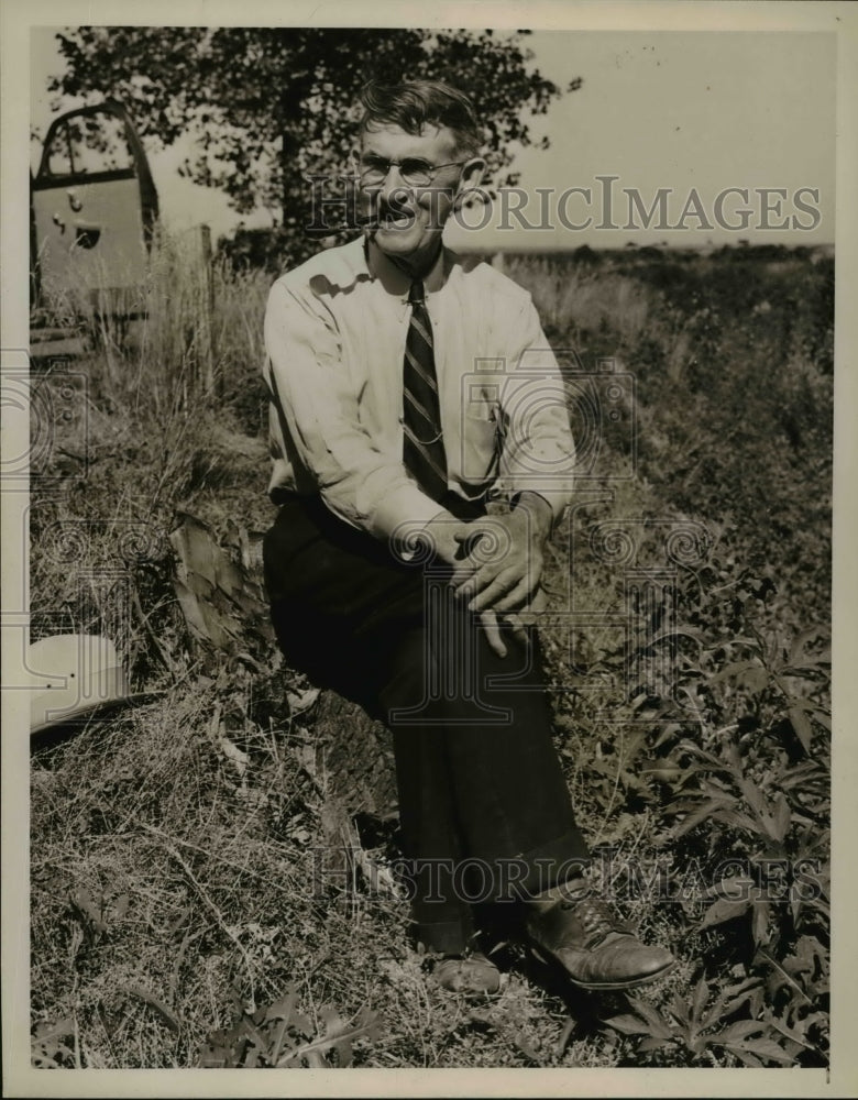 1940 Press Photo Elmer Cox, neighbor of Wendell Willkie as a Boy - nef38065