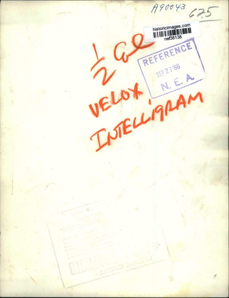 1966 Press Photo Alabama Governor George Wallace Holding News Conference