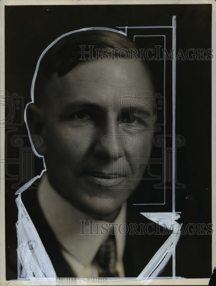 1928 Press Photo Dr.L.H. Flint Assoc,Physic Biophysical Lab. Bureau of Plant