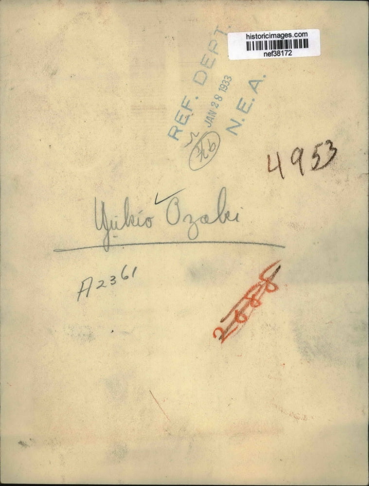 1933 Press Photo Ujulsio Ozolsi - nef38172