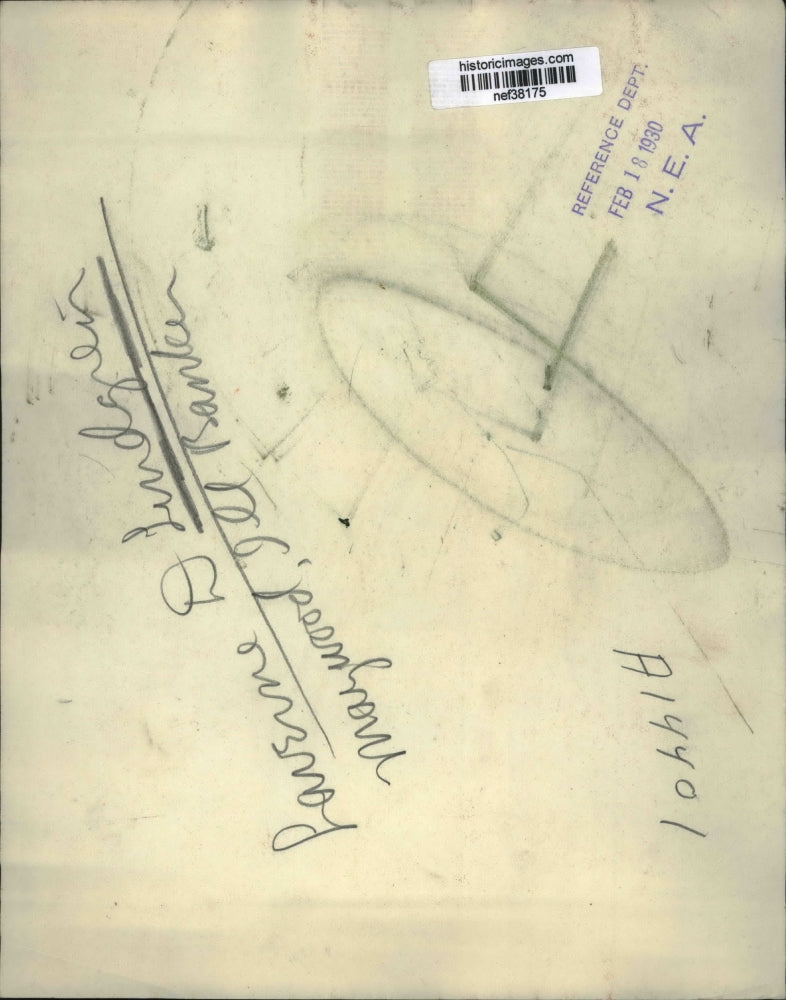 1930 Press Photo Lavene D Lindgen Maywood Illinois Ranch - nef38175