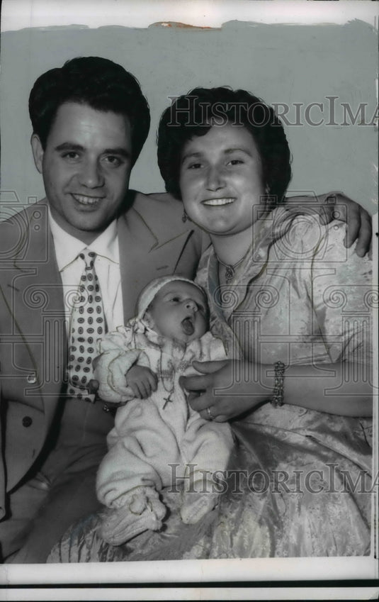 1956 Press Photo Giuseppe Fabozzi Youngest Stowaway Ever to Arrive in the U.S.