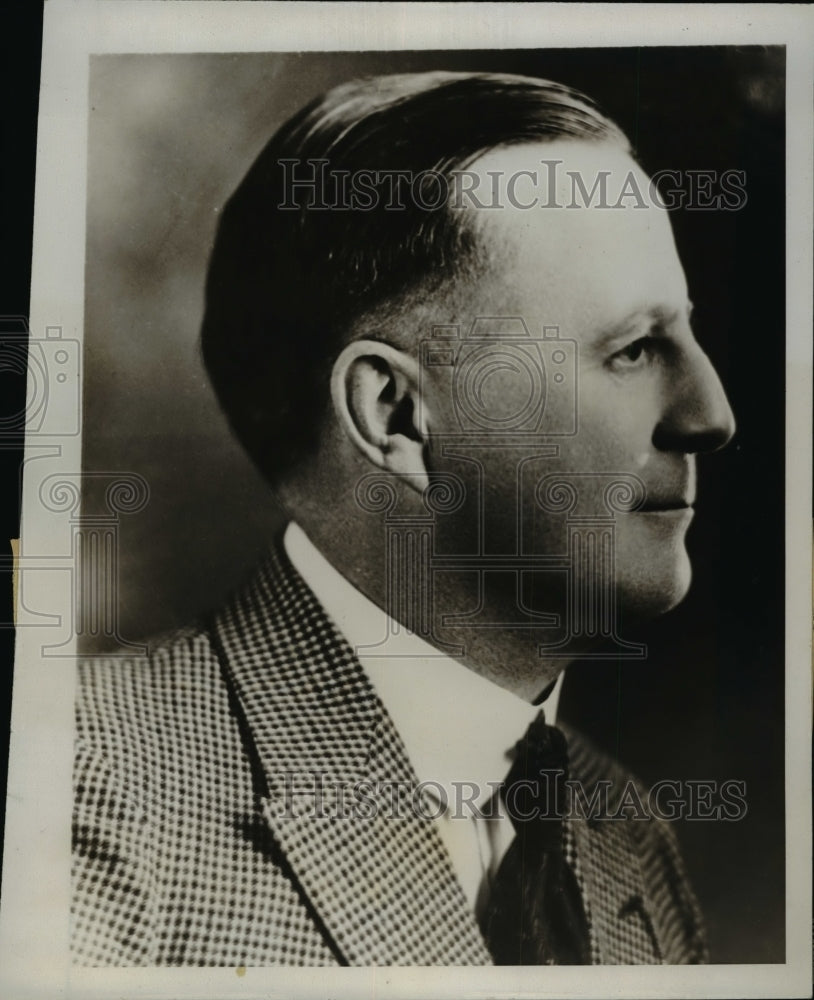 1933 Press Photo Edwin R. Collins - nef38312