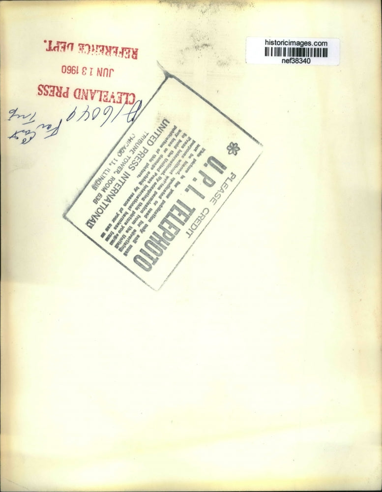 1950 Press Photo David Eisenhower appears to be getting grandfatherly advice