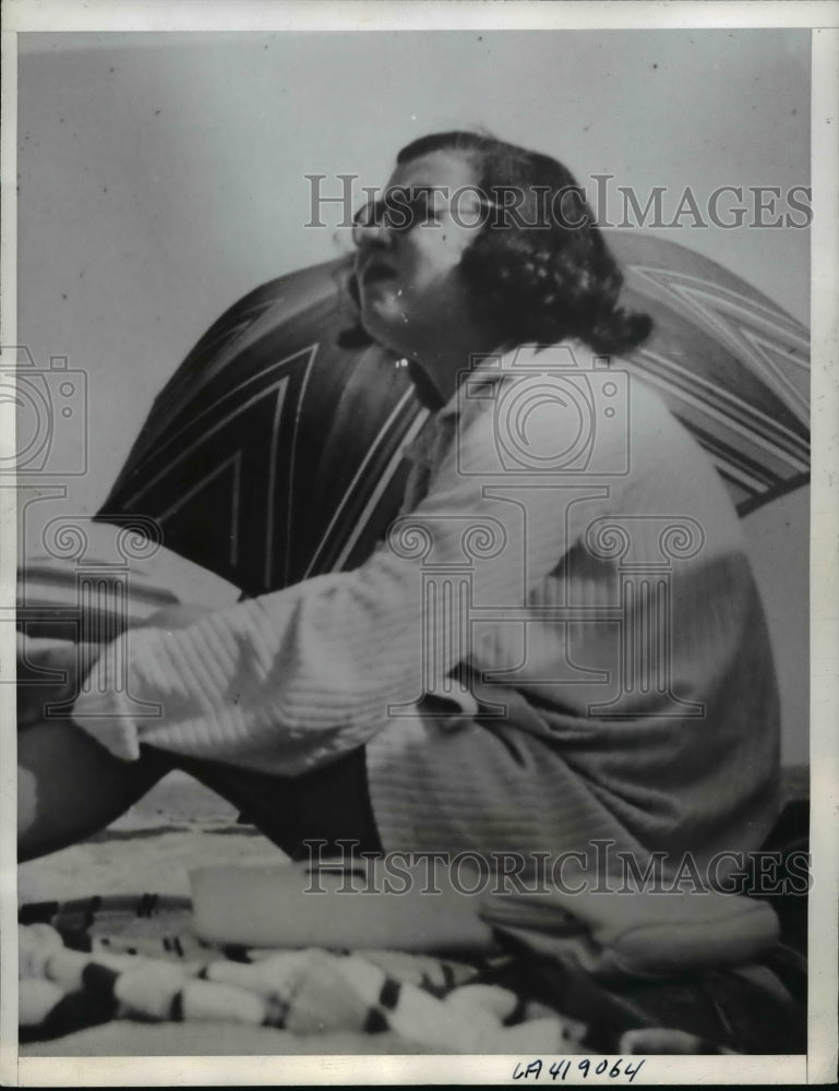 1937 Press Photo Mrs. Paul Wright and Associate Murdered by Her Husband