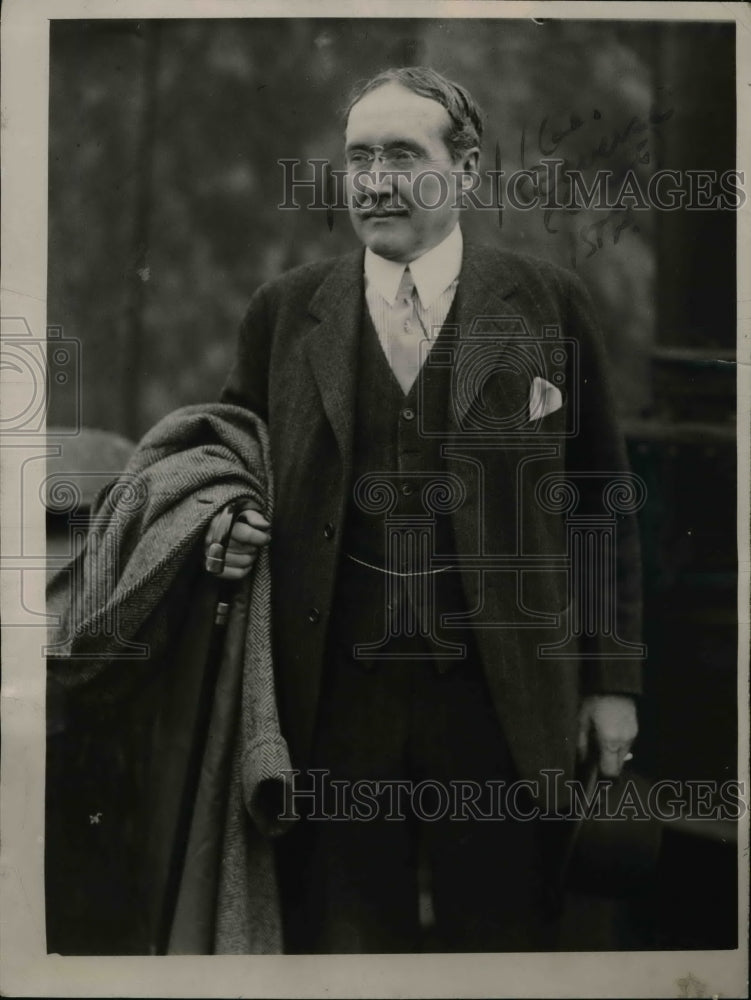 1923 Press Photo Former ambassador James W. Gerard sails for Paris - nef38448