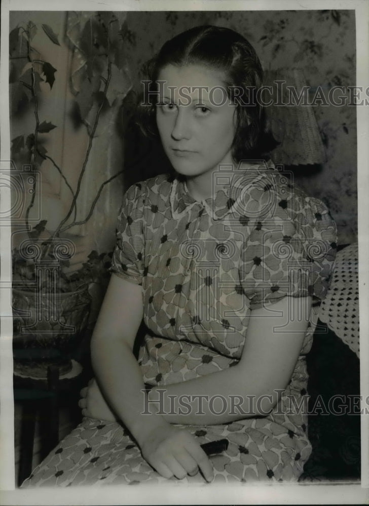 1938 Press Photo Frances Erb Souder, Married at 13 - nef38511