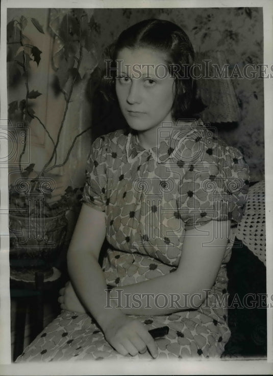 1938 Press Photo Frances Erb Souder, Married at 13 - nef38511