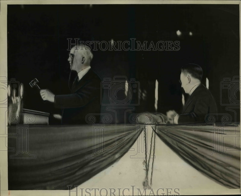 Load image into Gallery viewer, 1932 Press Photo Senator Simeon Fess at Republican National Convention
