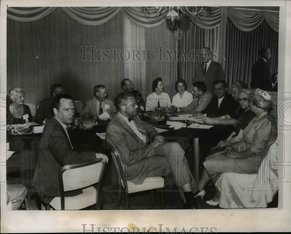 1960 Press Photo Sen.Sherman Cooper, Chairman of GOP Platform Committee