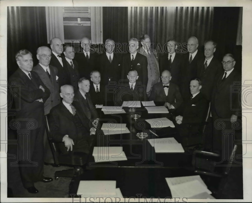 1941 Press Photo Mid West Federal Judges Hold Conference at St.Louis Mo.