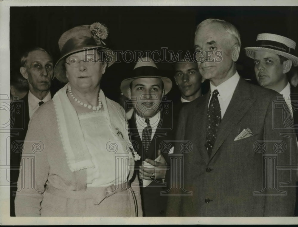 1932 Press Photo Two Leading Light of Democratic Party Who are Attending Opening