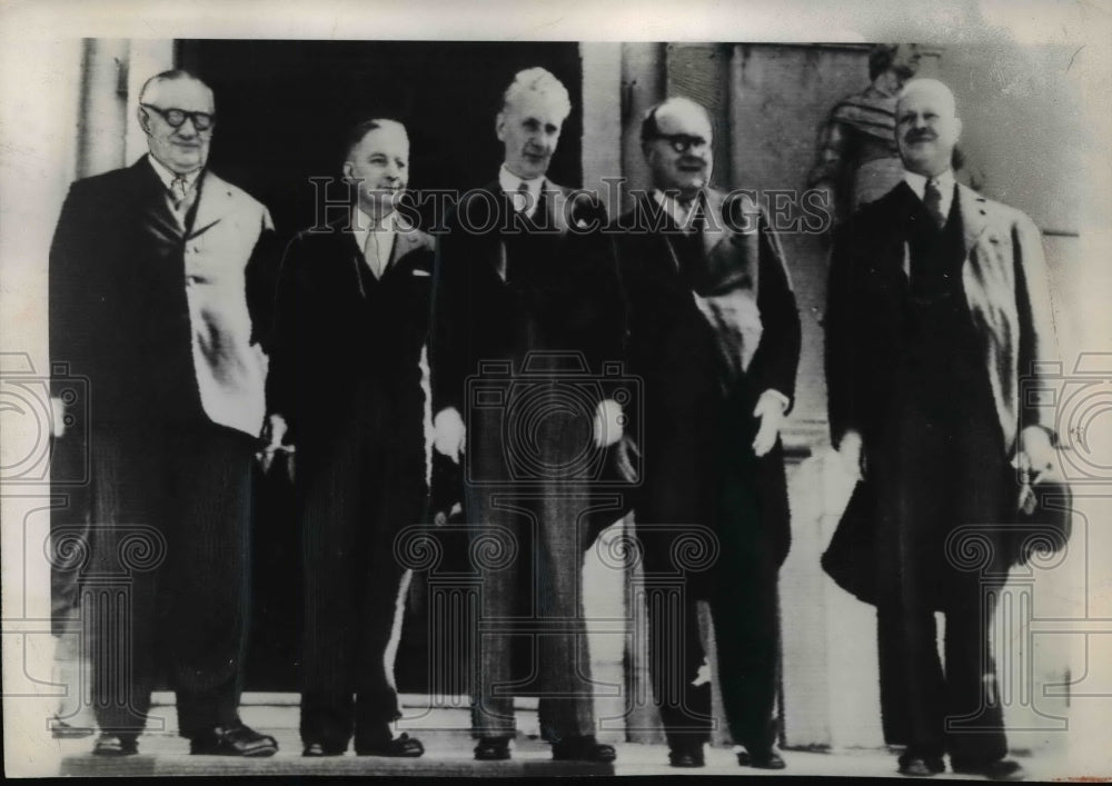 1948 Press Photo Foreign Ministers of Western Europe at the Hague, Netherlands- Historic Images