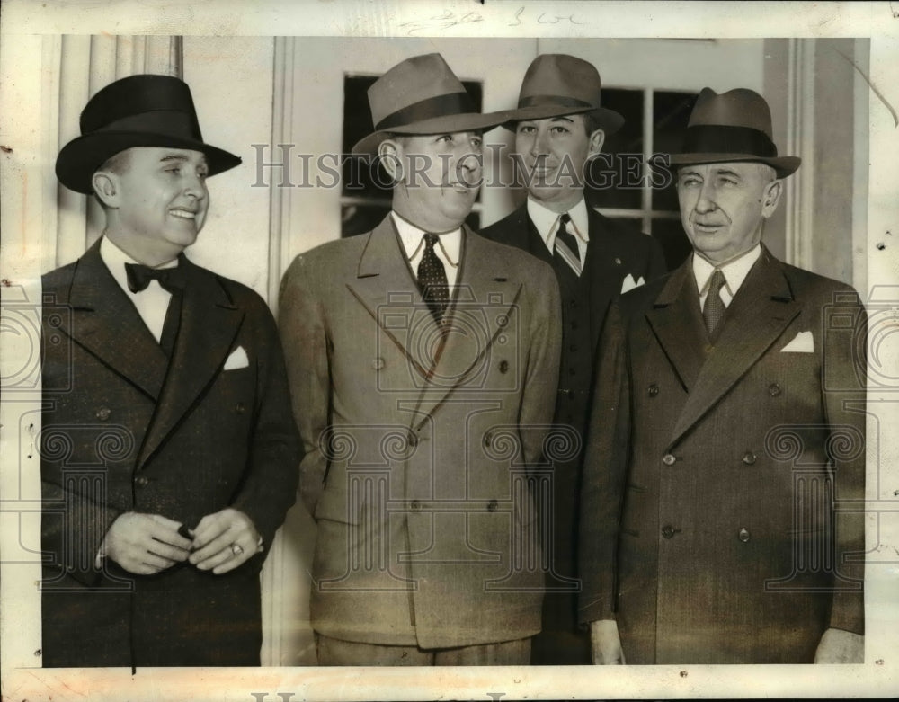 1938 Press Photo Georgia Governor E.D. Rivers at White House - nef38931