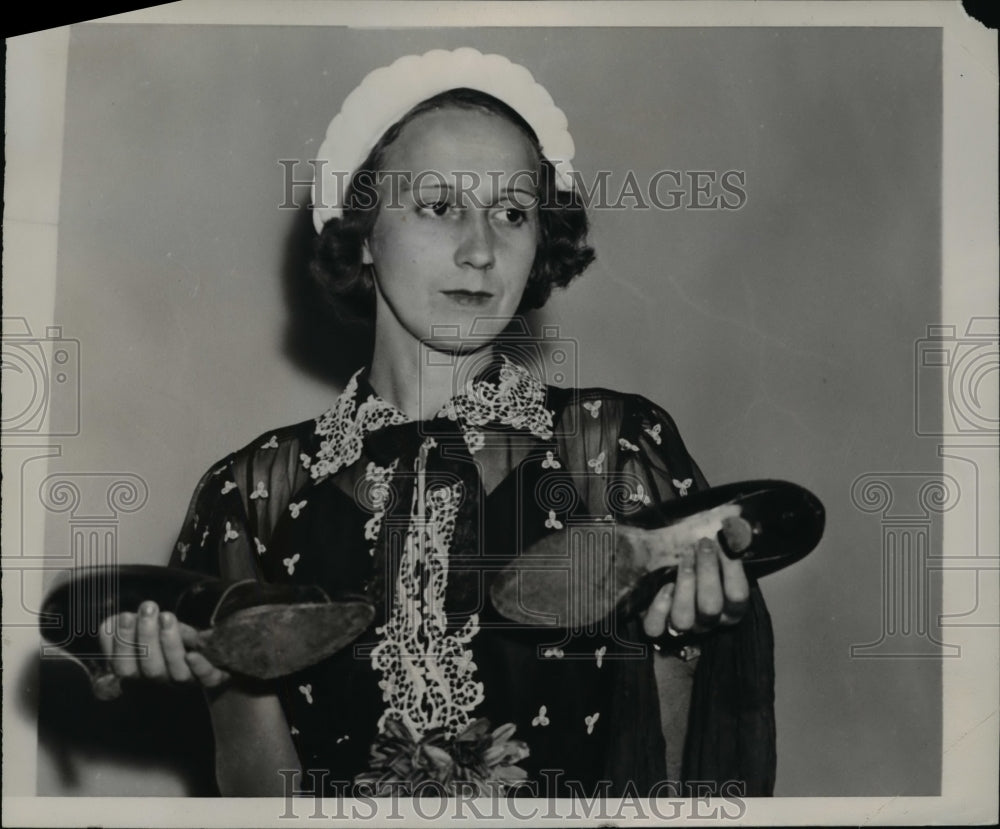 1938 Press Photo Mary Ann Reed as She Tesified Before Hearing of Civil Liberties