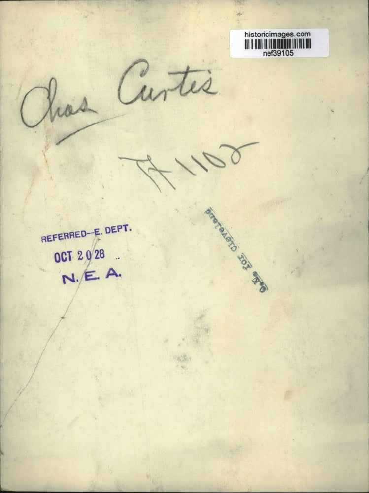 1928 Press Photo Charles Curtis - nef39105