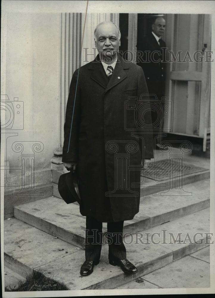 1931 Press Photo Charles Curtis Leaving White House - nef39106