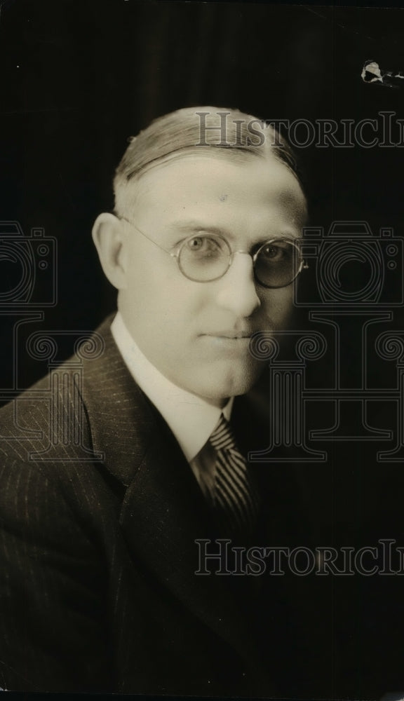 Press Photo Chas E Hill General Safety Agent New York Central Lines New York