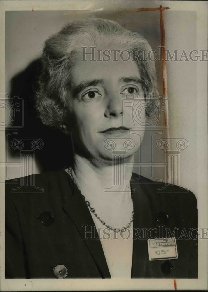 1944 Press Photo Anna Lord Strauss - nef39147