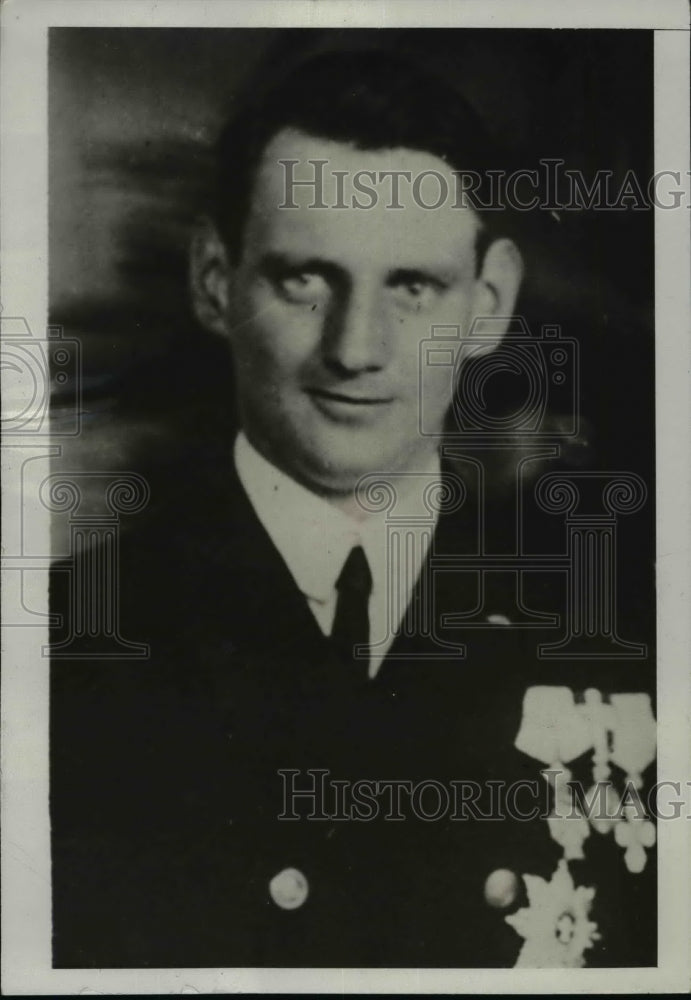 1933 Press Photo Prince Knod of Denmark is engaged to Princess Caroline Mathilde