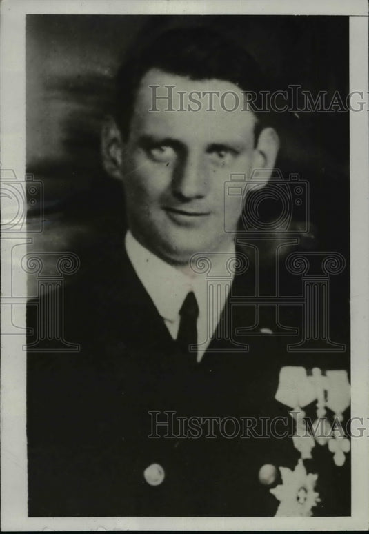 1933 Press Photo Prince Knod of Denmark is engaged to Princess Caroline Mathilde