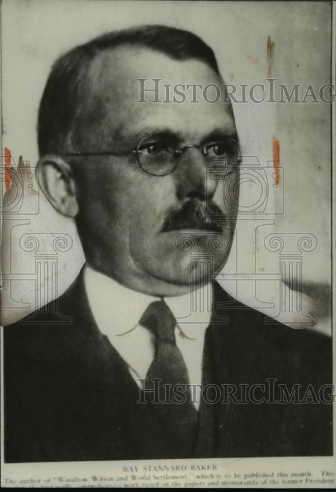 1932 Press Photo Ray Stannard Baker - nef39230