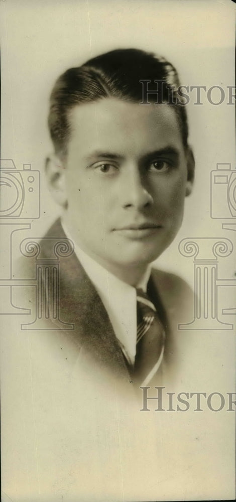 1928 Press Photo Wilbur Evans, Singer - nef39240