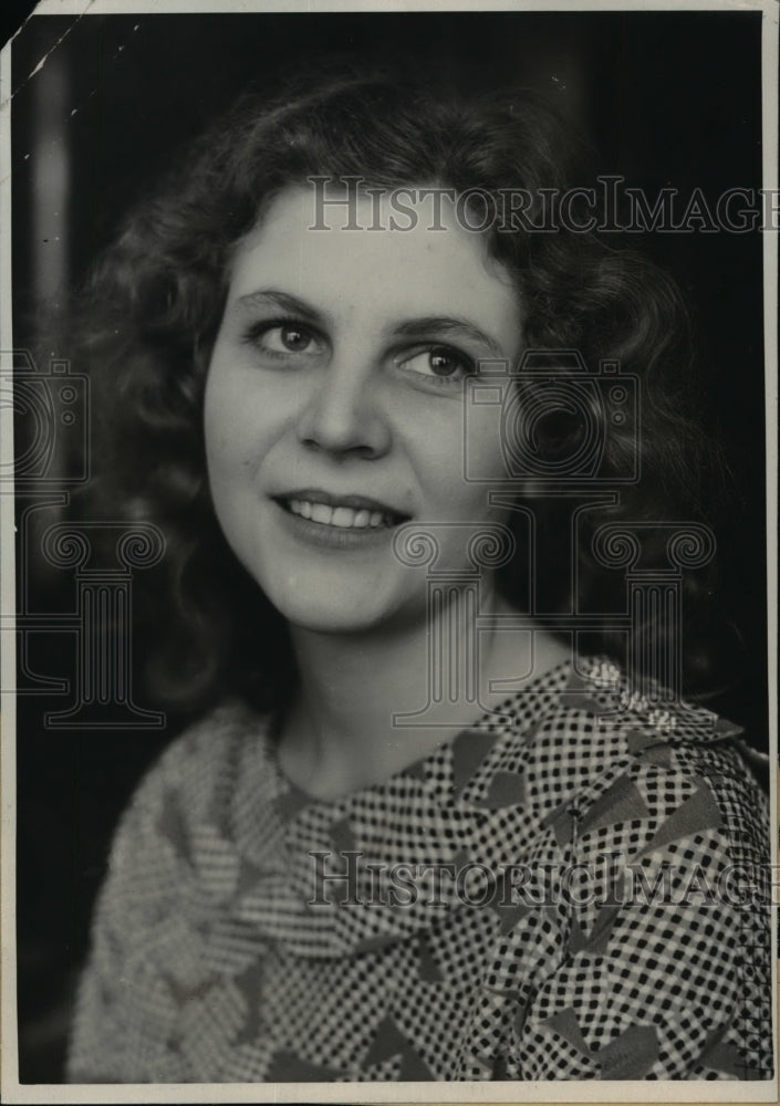 1933 Press Photo Dorothy Stark, Queen of National Inventors' Congress, L.A.