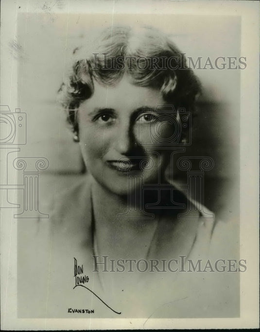1934 Press Photo Mrs.Kenneth Horan,Author of It's late than You Think"
