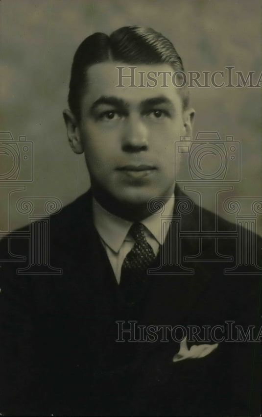 1930 Press Photo Eugene Filteau,European Representative of Senor Arturo Del Toro