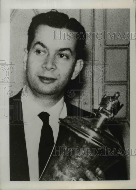 Press Photo Edgar Kaplan, Bridge Champ - nef39335