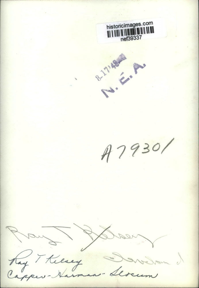 1948 Press Photo Ray T. Kelsey of Capper-Harman - nef39337
