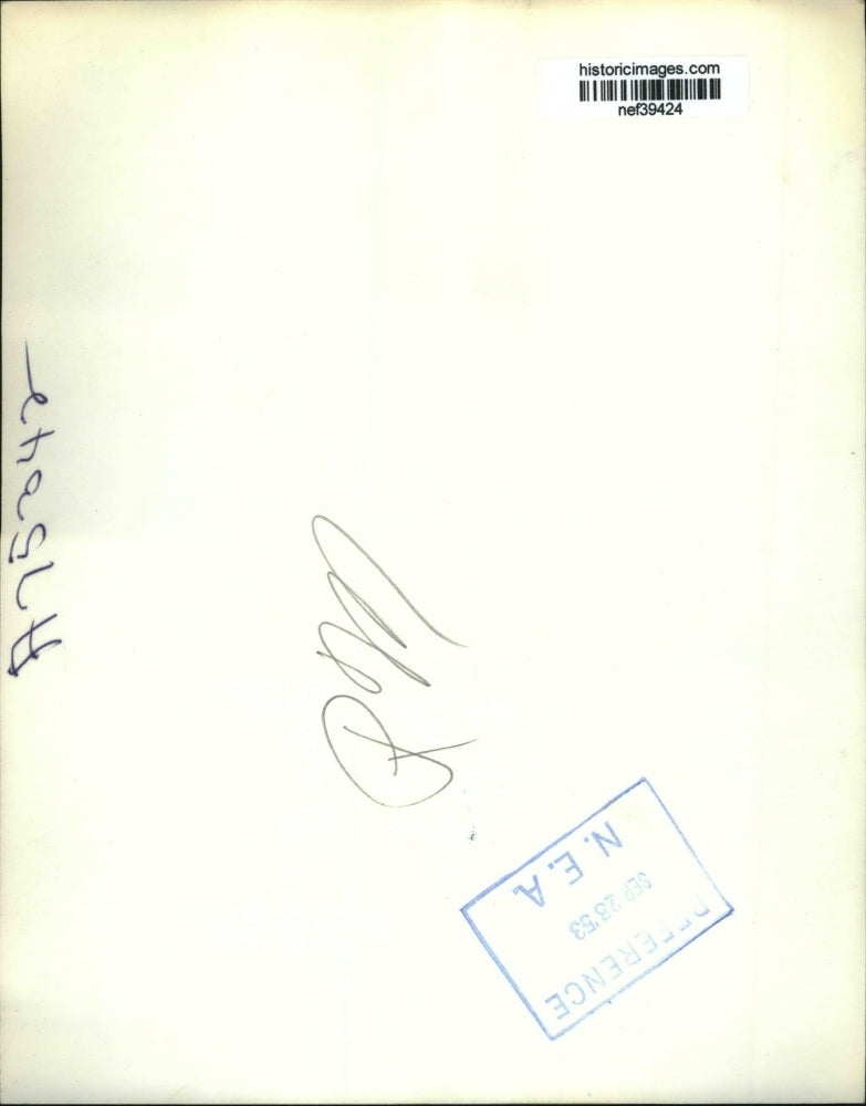 1953 Press Photo Sen.Joseph R.McCarthy and Fiancee Ms.Jean Kerr - nef39424