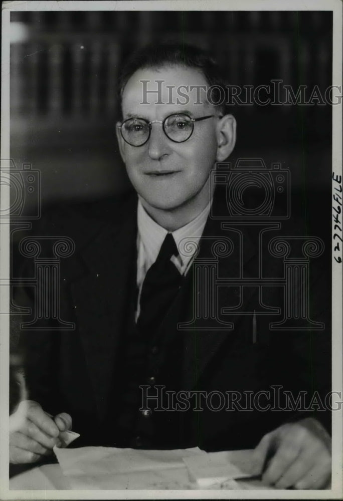 1941 Press Photo A.S Drakeford Minister for Air and Civil Aviation in Australia