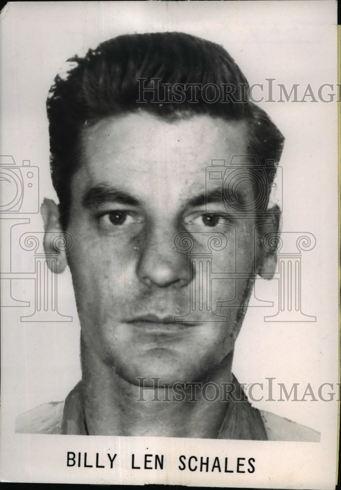 1969 Press Photo Billy Len Schales Makes FBI&#39;s Top 10 Most Wanted List